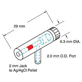 Straight Micropipette Holders and Half Cells: World Precision 